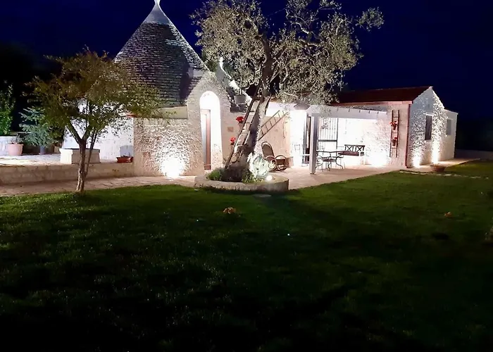 בית נופש Trullo Rinaldi - Private Pool And Sauna קסטלאנה גרוטה